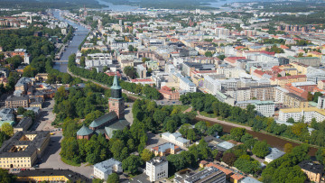 åbo från luften