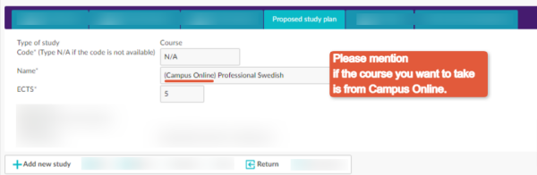 Add proposed study plan