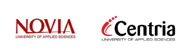 Novia UAS and Centria UAS logotype