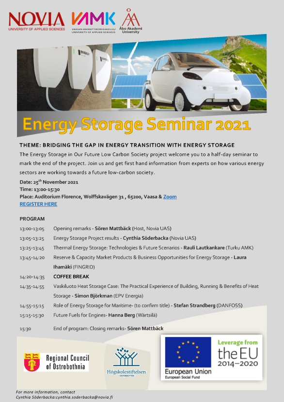 Energy Storage Seminar 2021
